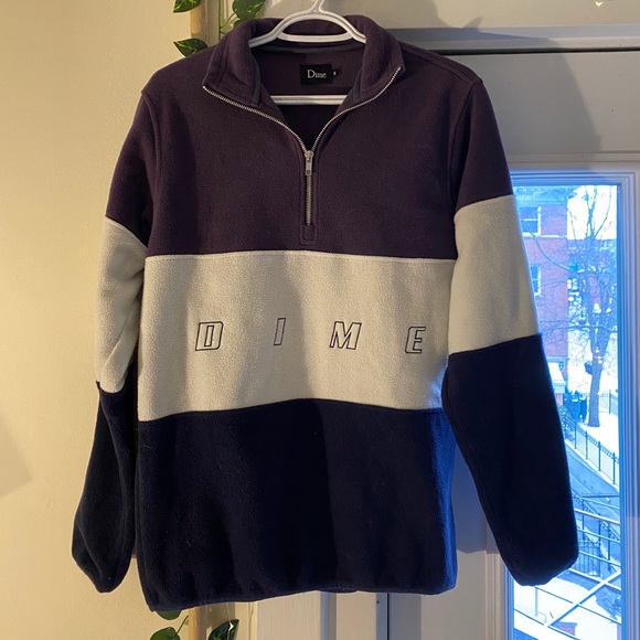 Dime Sweaters - TRI COLOURED DIME FLEECE